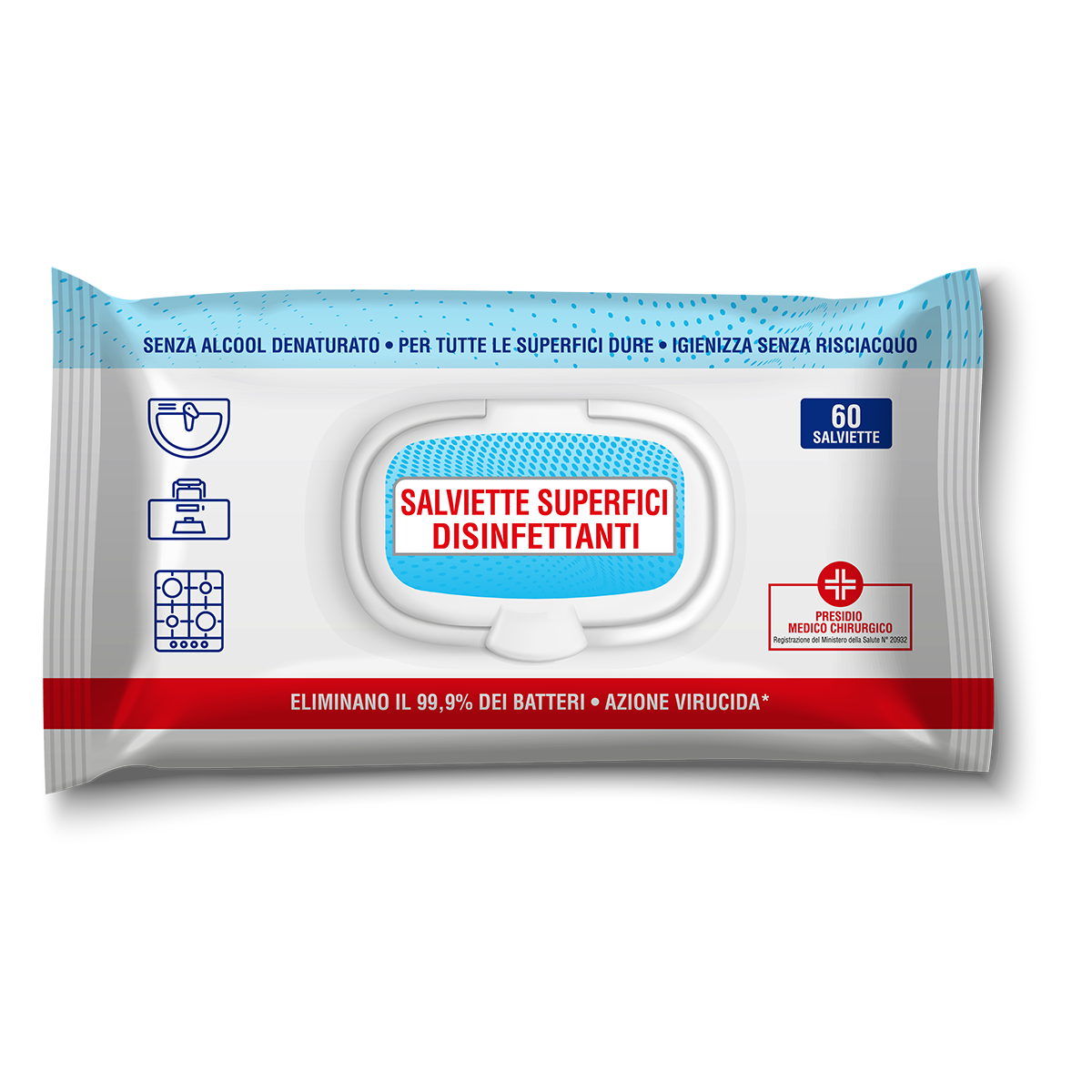salviette superfici disinfettanti speedy clean