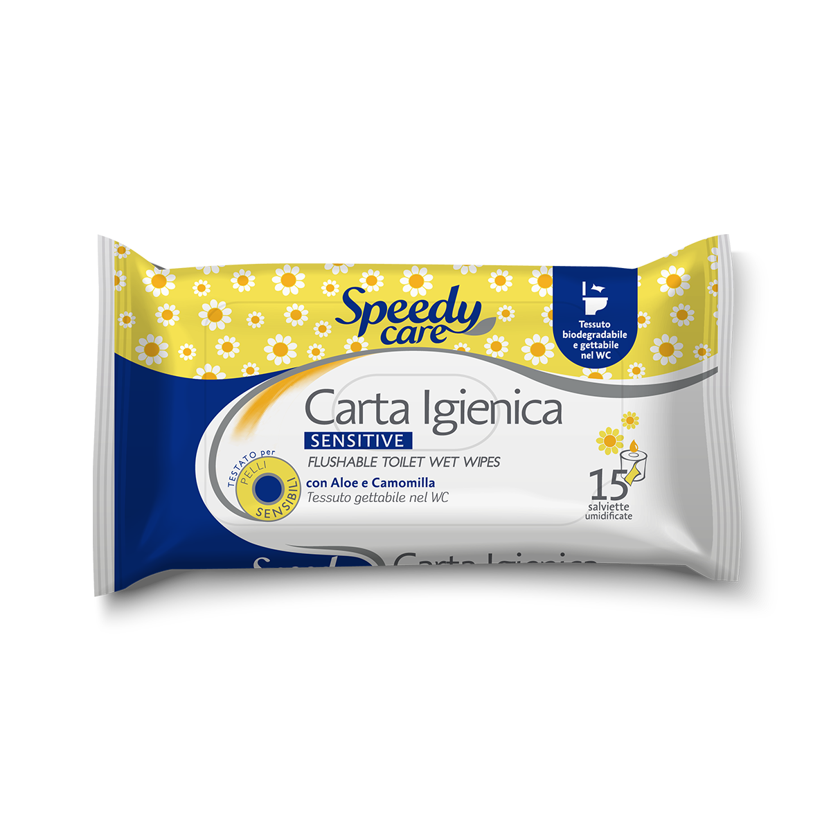 Salviette carta igienica umidificata