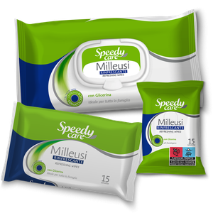 Salviette milleusi rinfrescanti Speedy Care gruppo