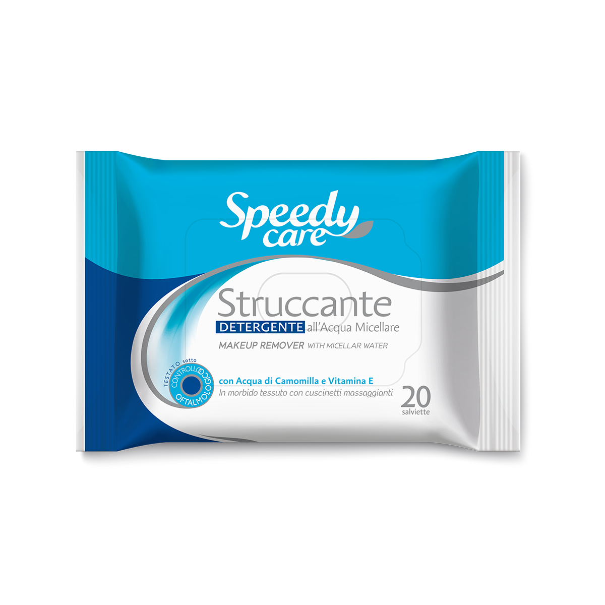 Salviette struccanti detergente all'acqua micellare
